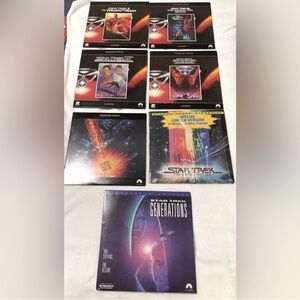 Star Trek LaserDisc Set- wide screen edition ❗️